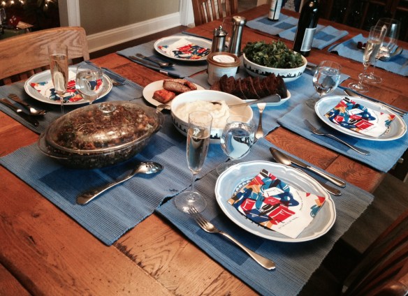 The feast we had without you.